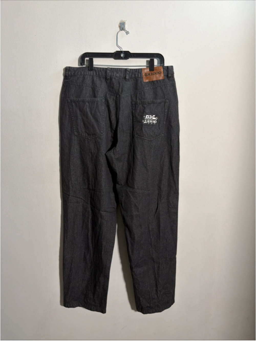 EUC MEN’S GX1000 BLACK DENIM JEANS SIZE 36 COTTON DESIGN Y2K 36x32